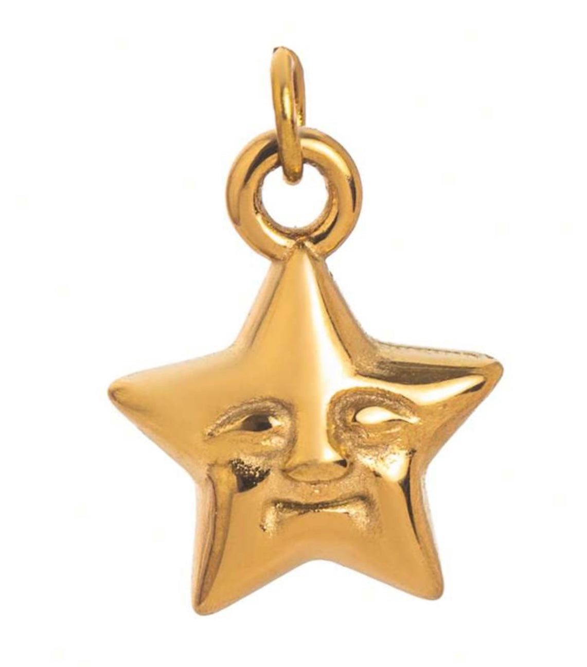 Charm stella in acciaio